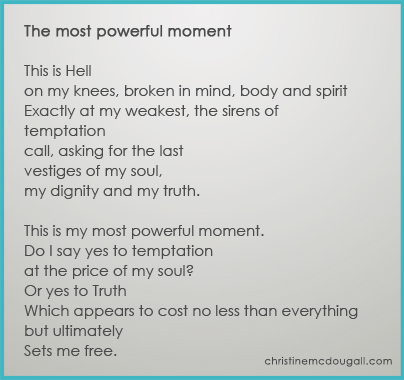 The most powerful moment