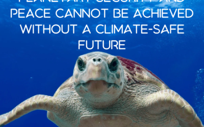 Planetary security and peace cannot be achieved without a climate-safe future