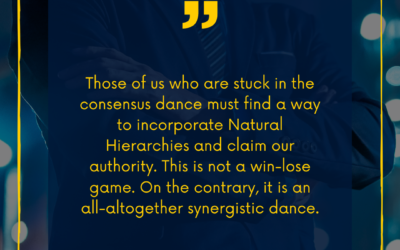 The dance of power, hierarchy, consensus and authorship