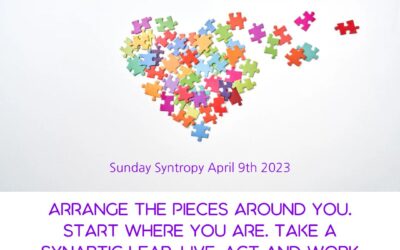 Arrange the pieces around you. Start where you are