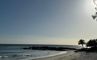 No waves at Snapper Rocks