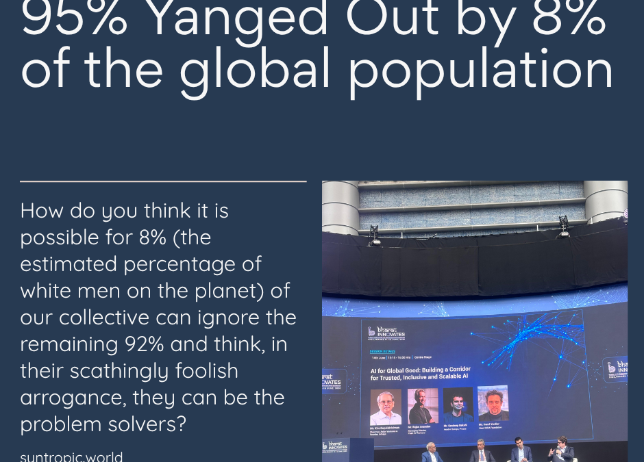 95% Yanged Out by 8% of the global population