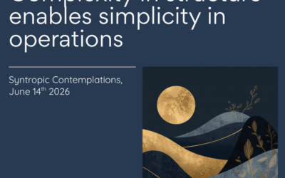 Complexity in structure enables simplicity in operations